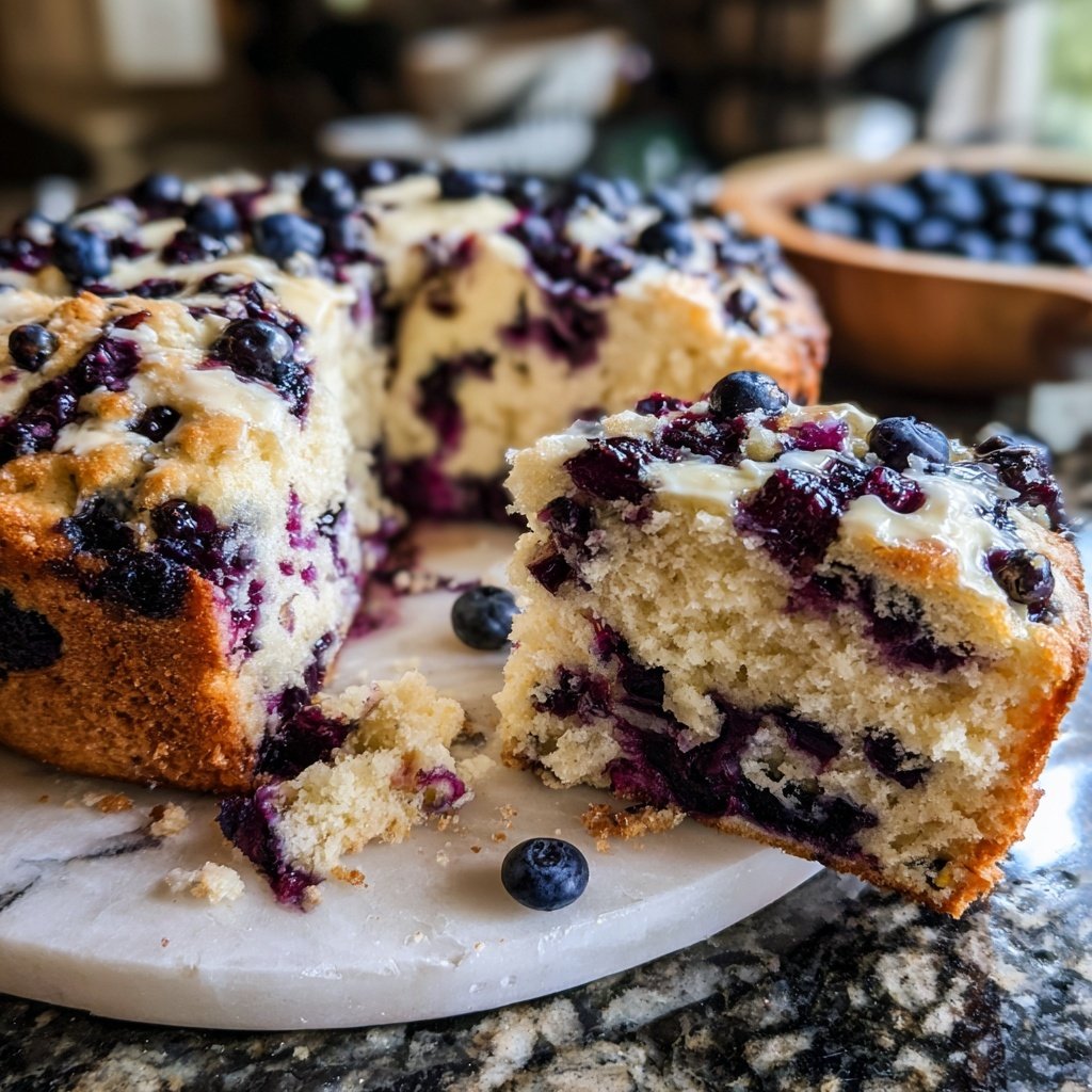 Blueberry Yogurt Breakfast Cake