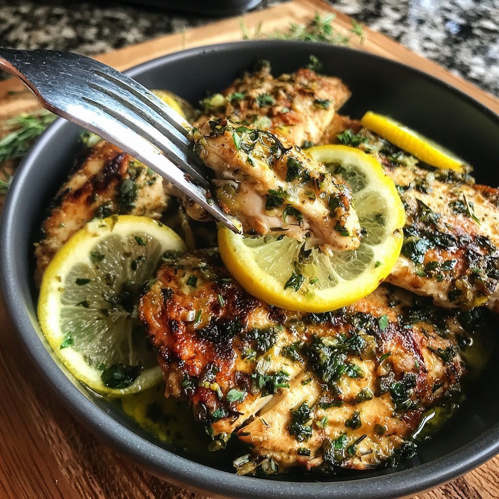 Grilled Lemon Herb Chicken Bowl