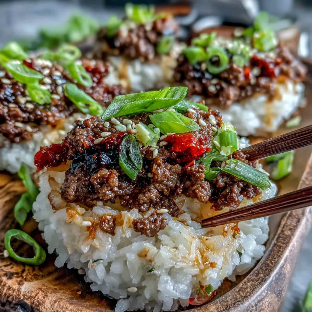 Ground Beef Bulgogi Bowls