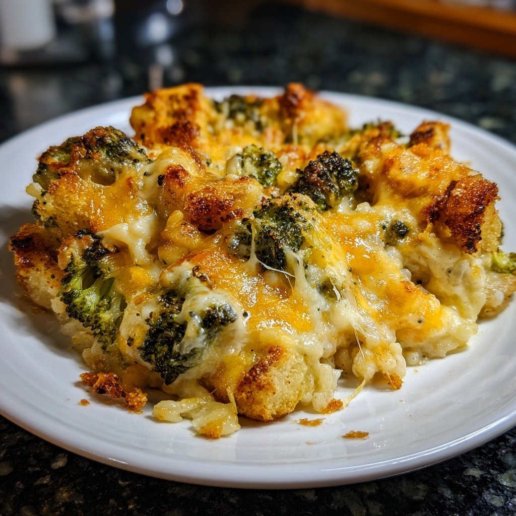 Sunday Cheesy Broccoli Rice Casserole