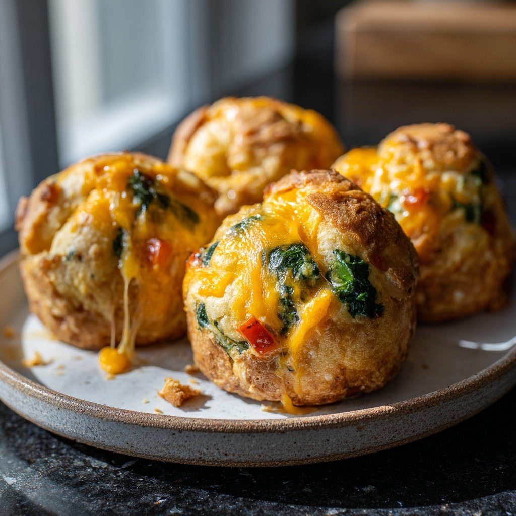 Super Bowl Party Food Veggie Cheese Bombs