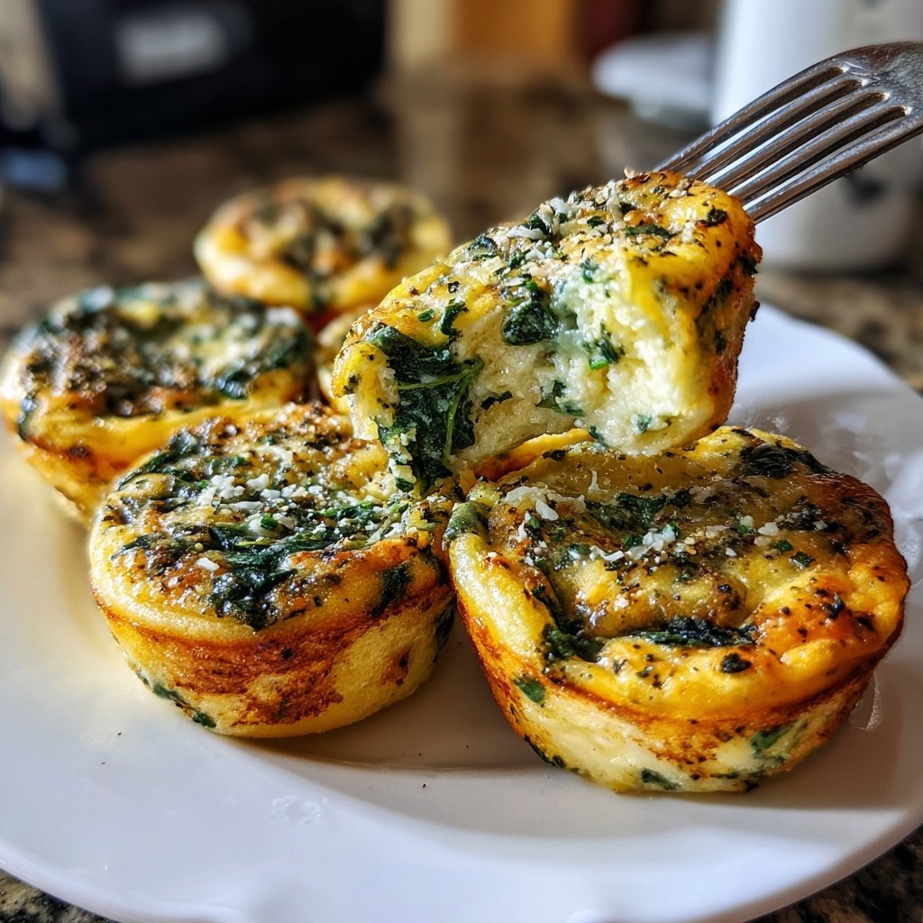 Mini Quiches with Spinach