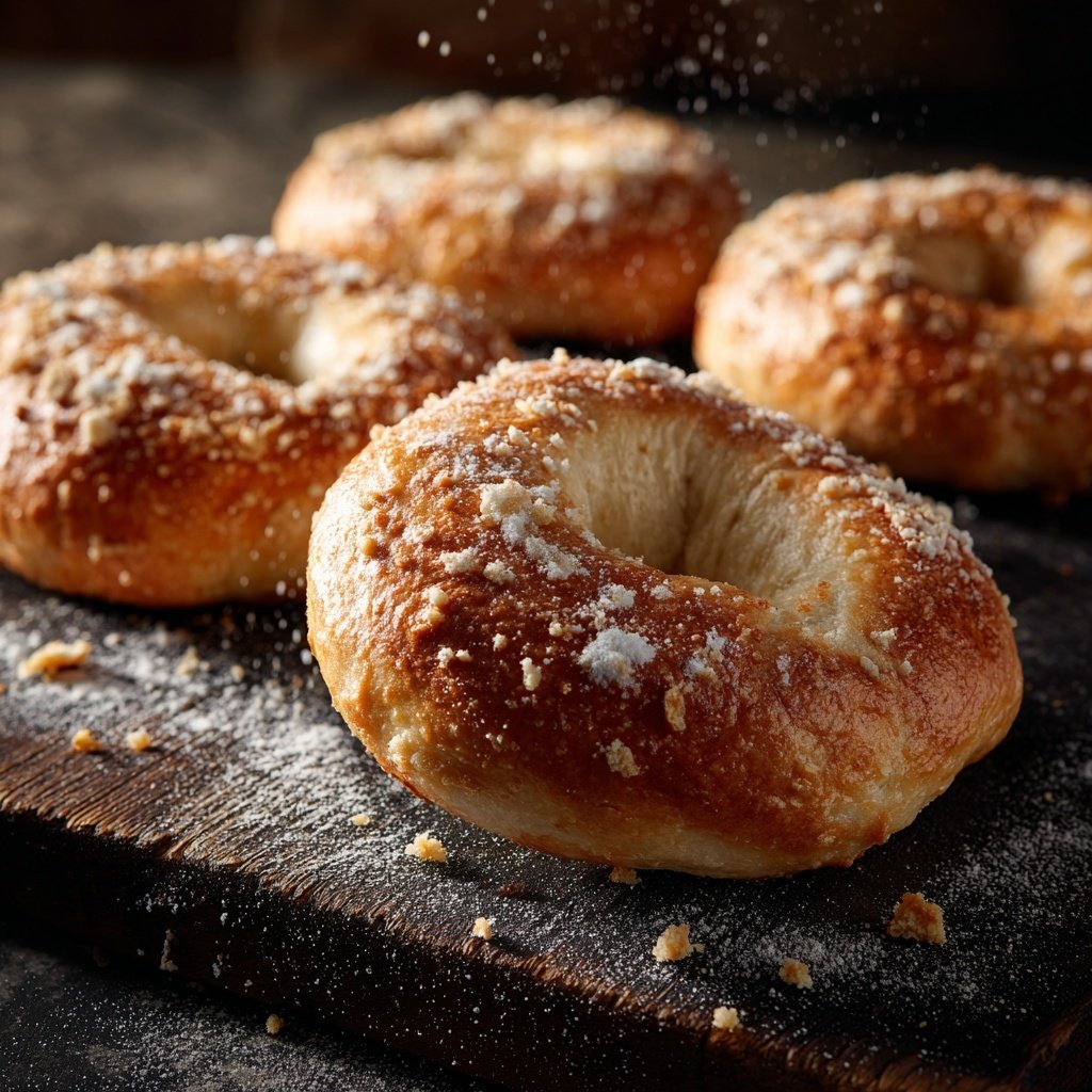 Two Ingredient Air Fryer Bagels