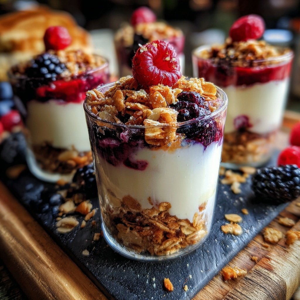 Healthy Yogurt Granola Snack Cups
