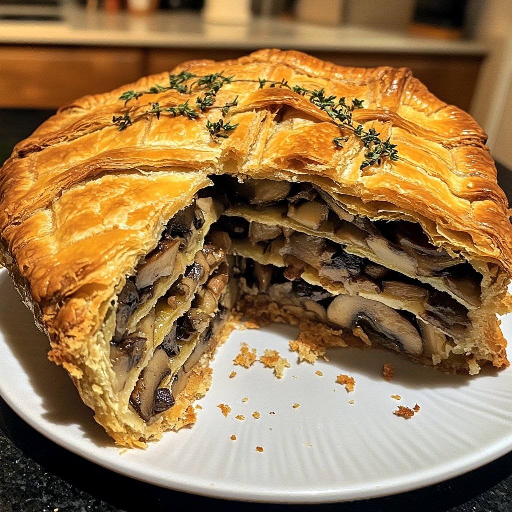Valentine Dinner Mushroom Wellington