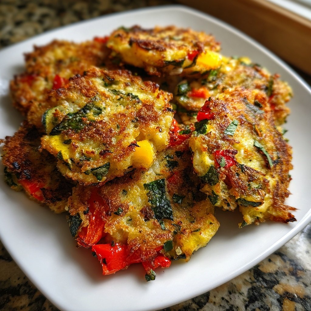 Easy Slider Garlic Herb Veggie Smash