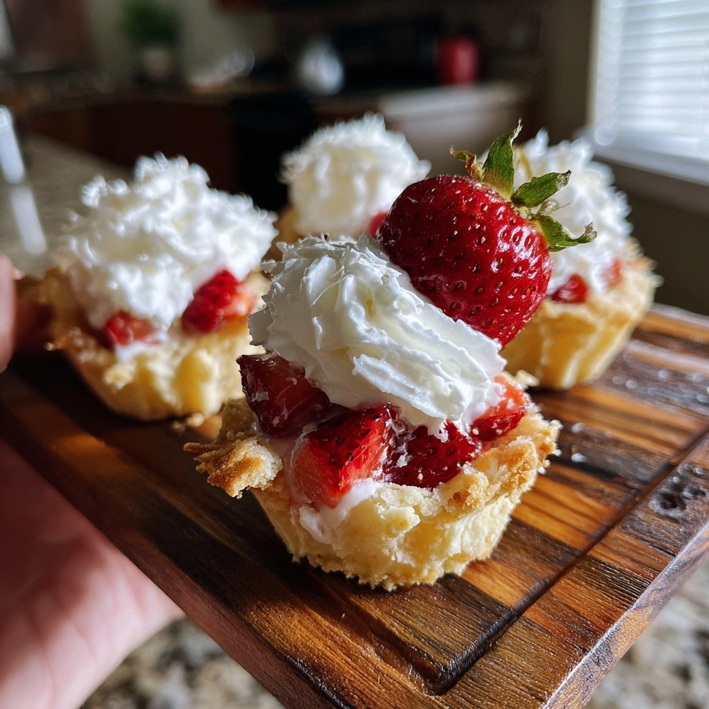 Easy Strawberry Shortcake Cups