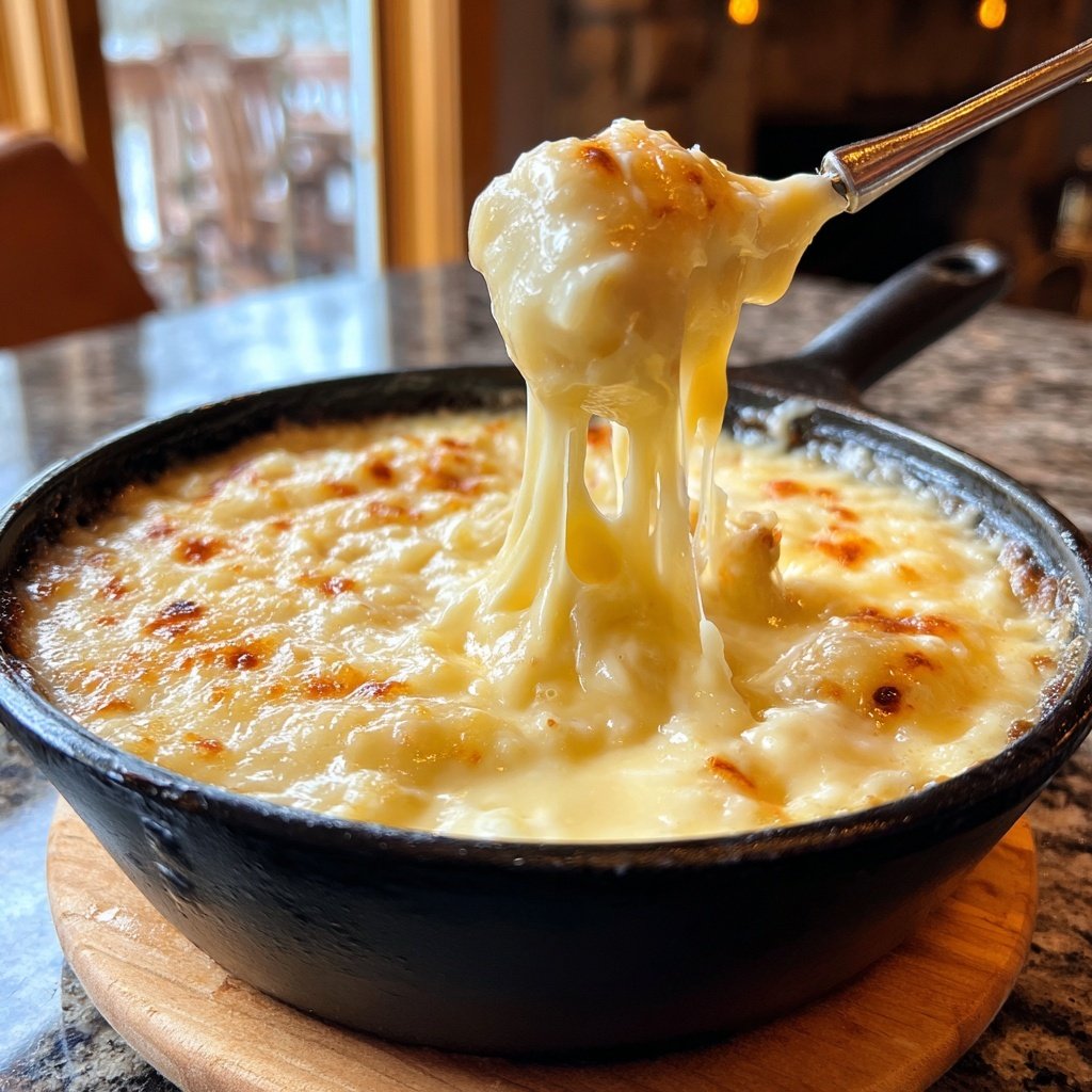 Fondue with Alpine Cheese Mix