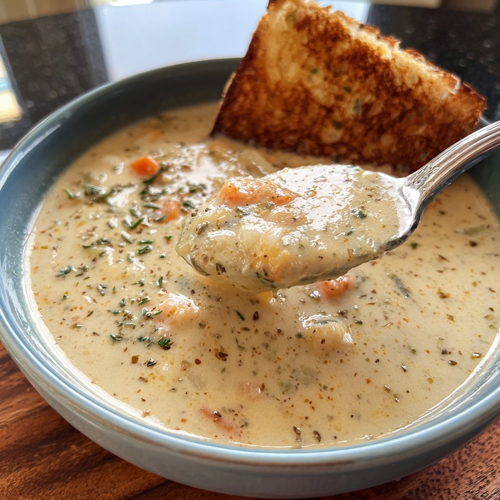 Sunday Creamy White Bean Soup