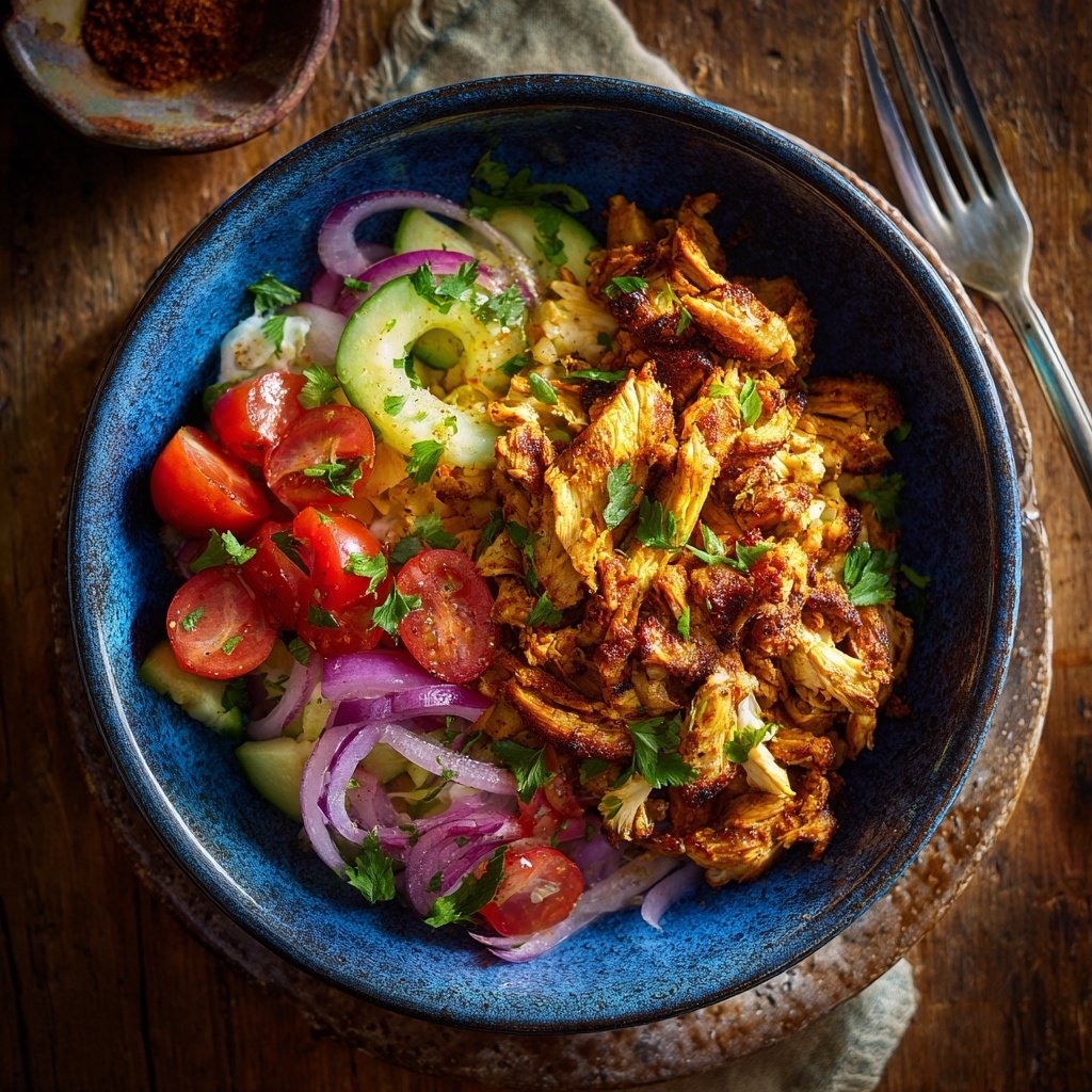Easy Chicken Shawarma Bowl