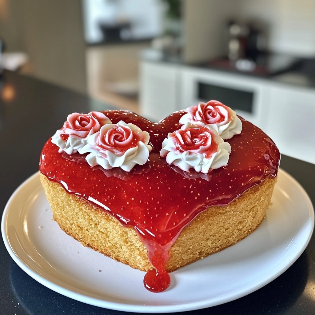 Valentines Heart Cake Recipe