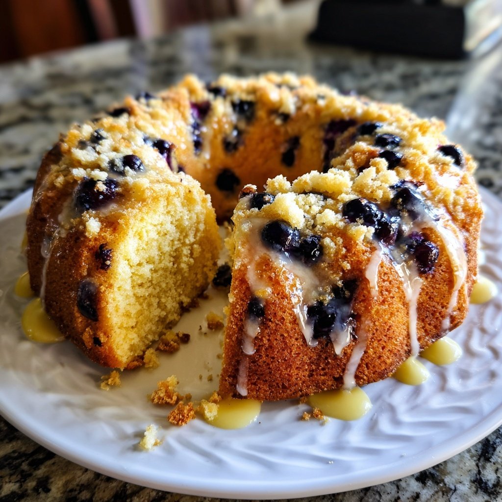Lemon Blueberry Coffee Cake