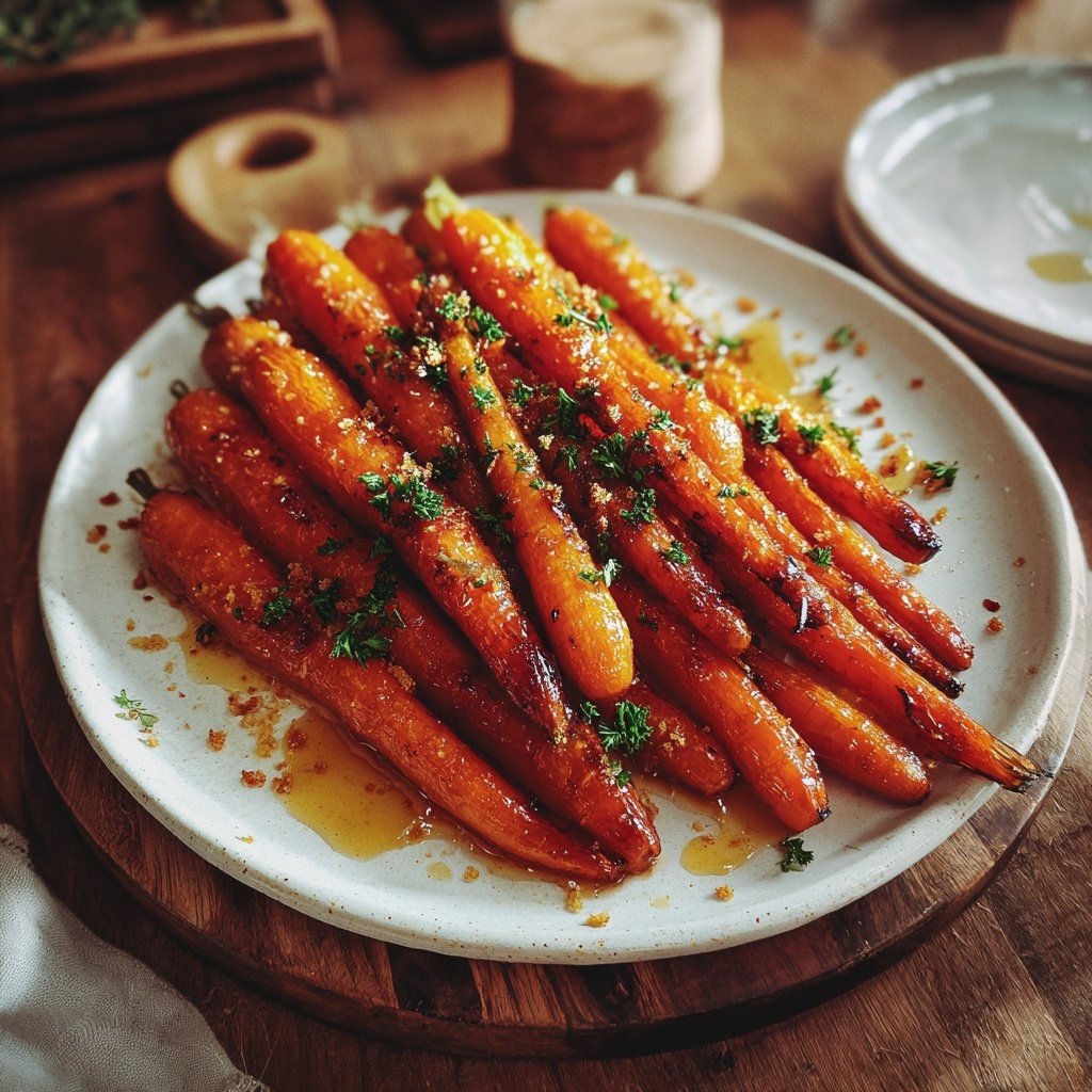 Roasted Carrots With Honey