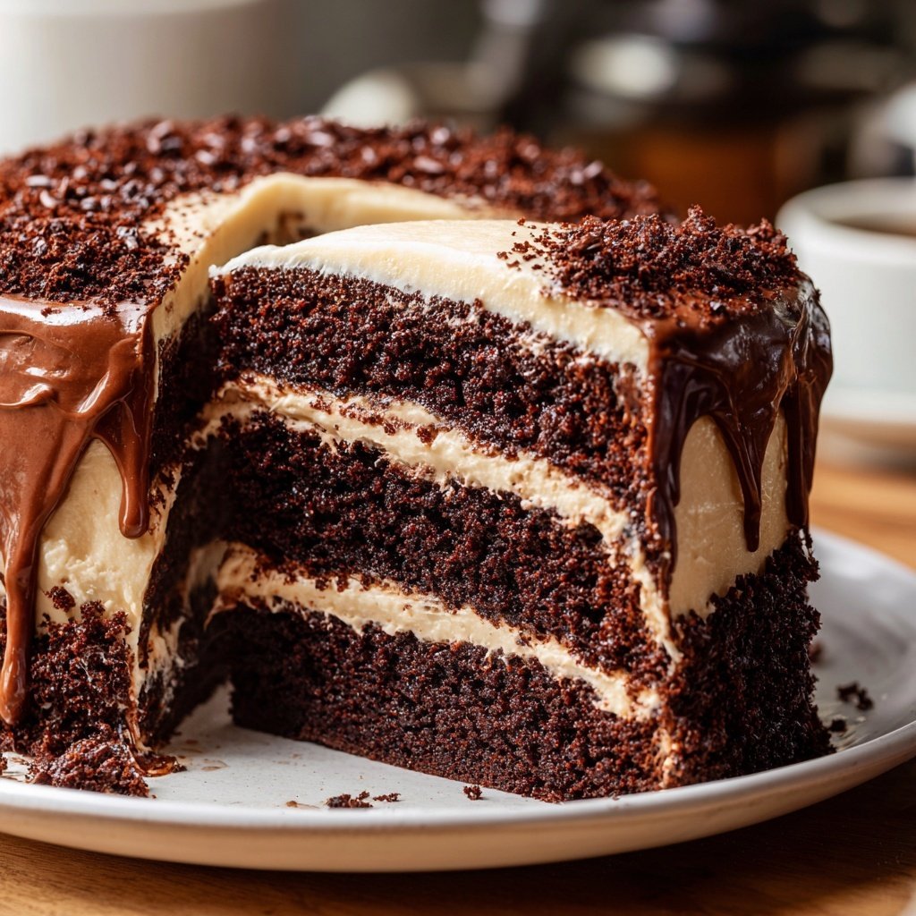 Chocolate Cake With Milk Frosting